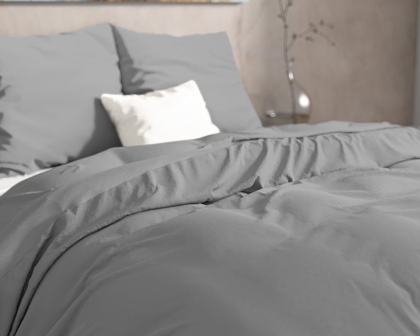 DH Flanel Mendez Grijs 240 x 200/220