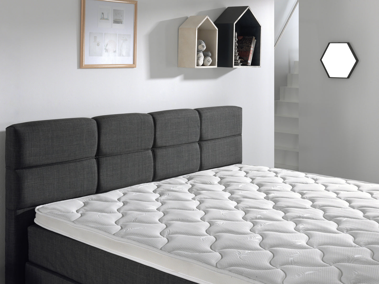 Boxspring Gustavo Antraciet 180x200
