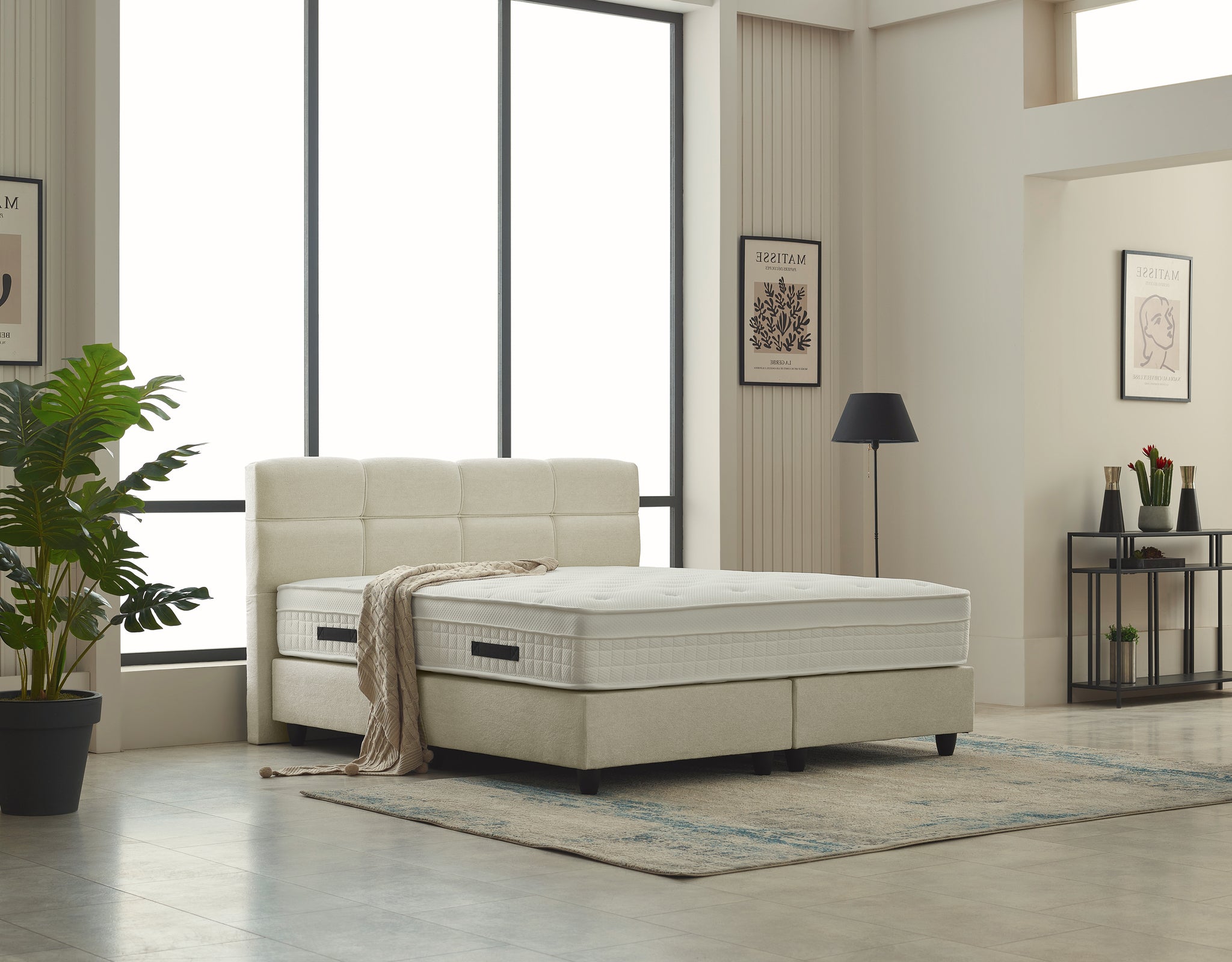 Dreamhouse Boxspring Vida Teddy - 180x200 - Beige