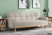 Sofa bed 'Adana' Fabric Davis Neve 13 Beige