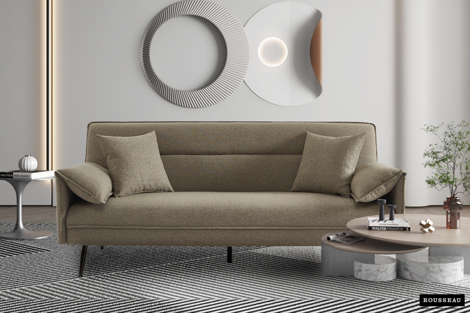 Slaapbank 'Sivas' Stof Ote Family 4 Beige