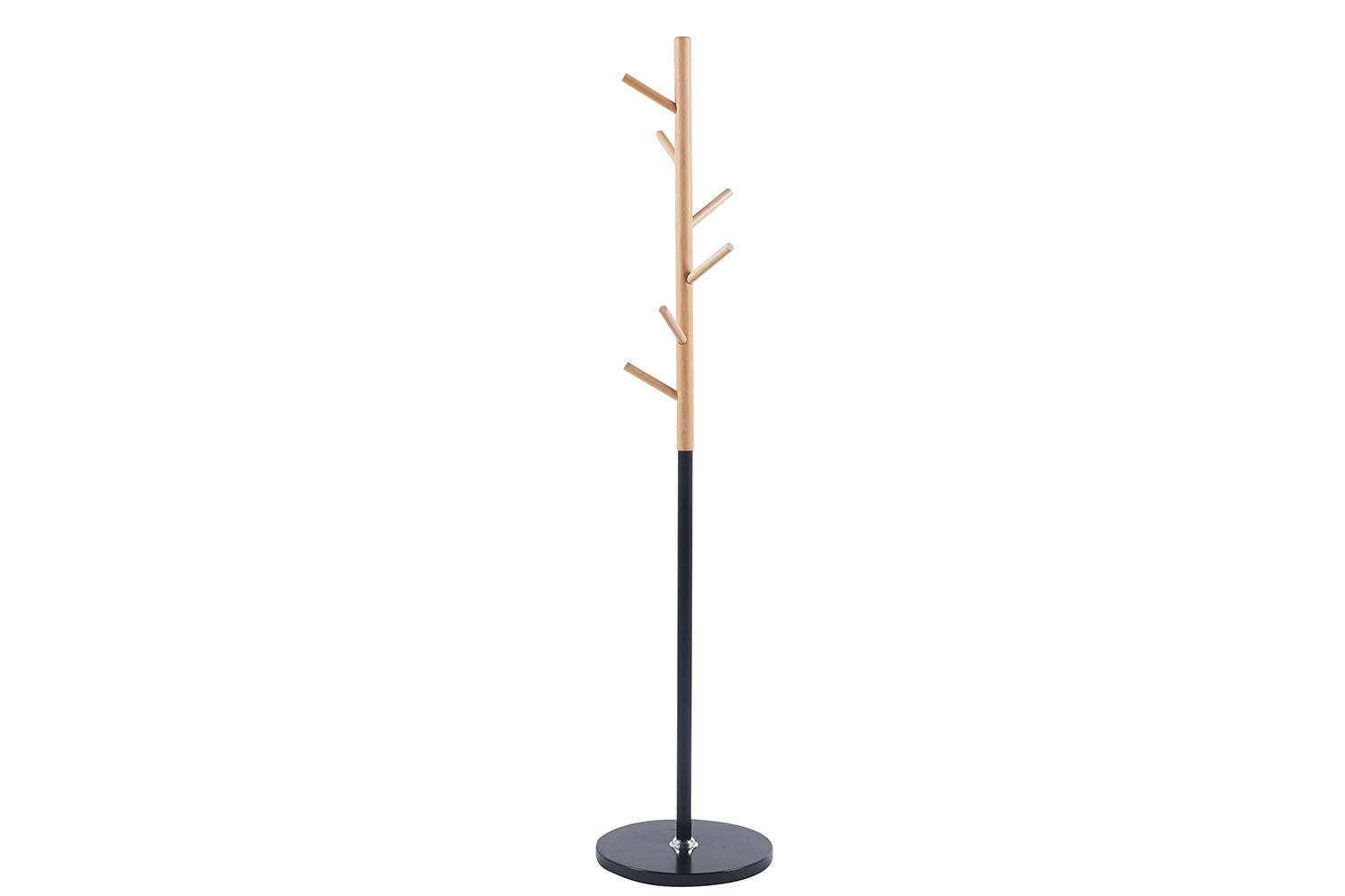 Coat rack 'Viola' Matt black