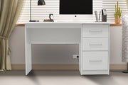 Desk 'Mateo' 3 drawers White
