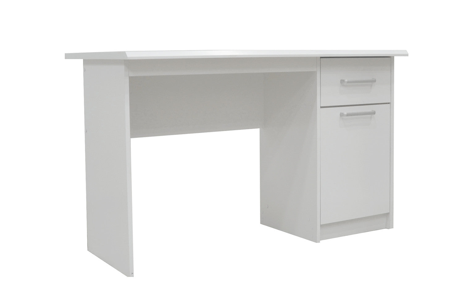 Desk 'Milou' 1 drawer 1 door White