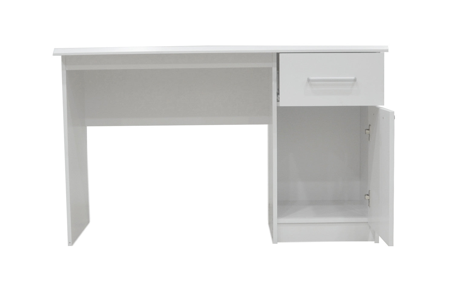 Desk 'Milou' 1 drawer 1 door White