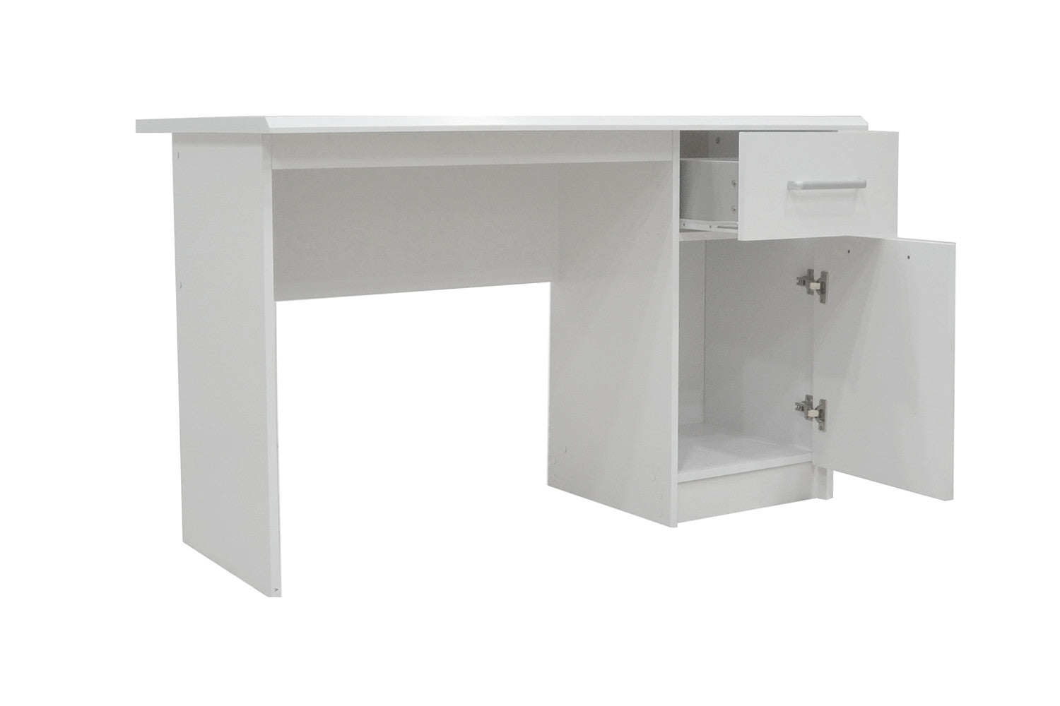 Desk 'Milou' 1 drawer 1 door White
