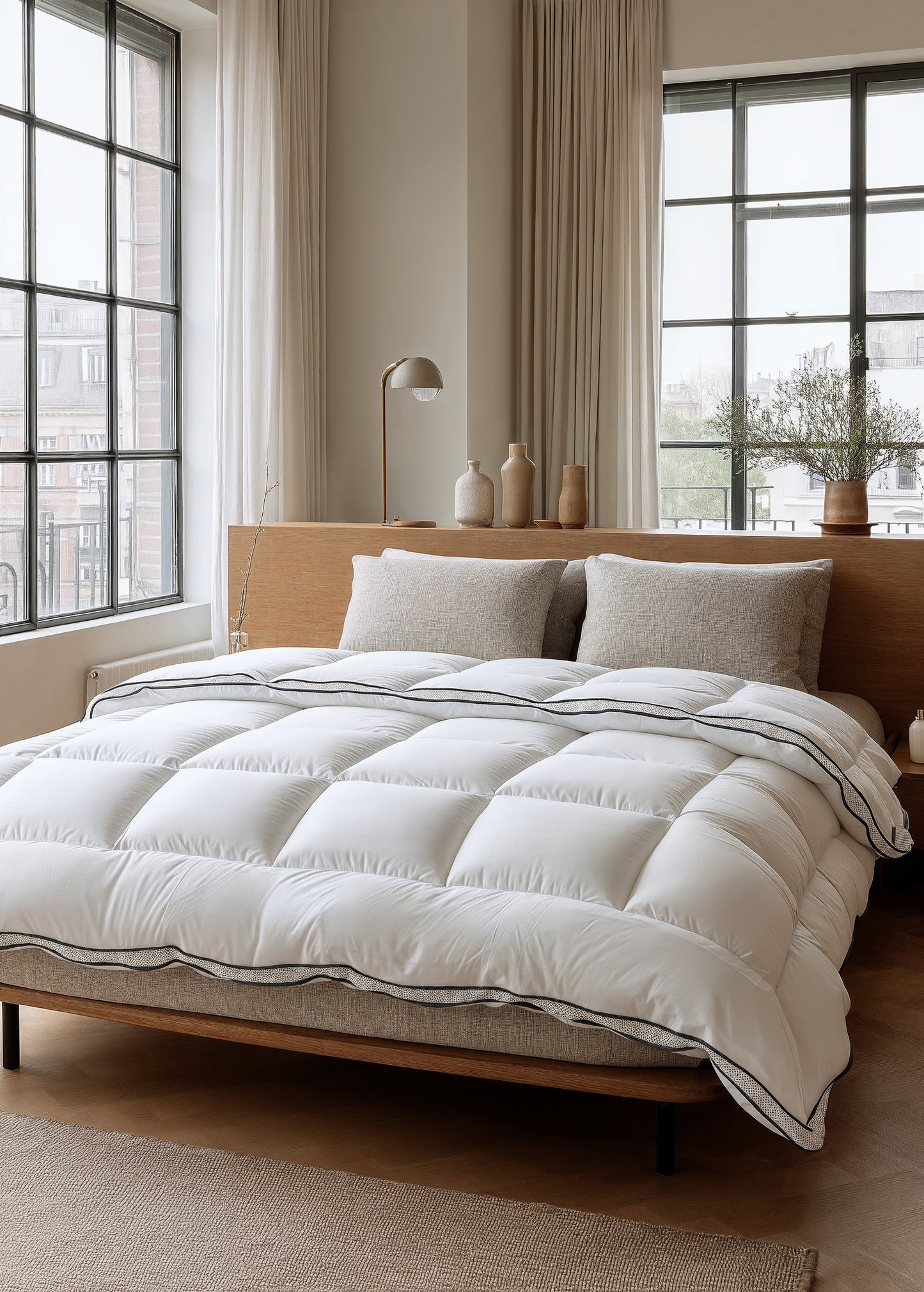 3D AIR Micro Touch Enkel Verkoelend Dekbed Wit - 140X200