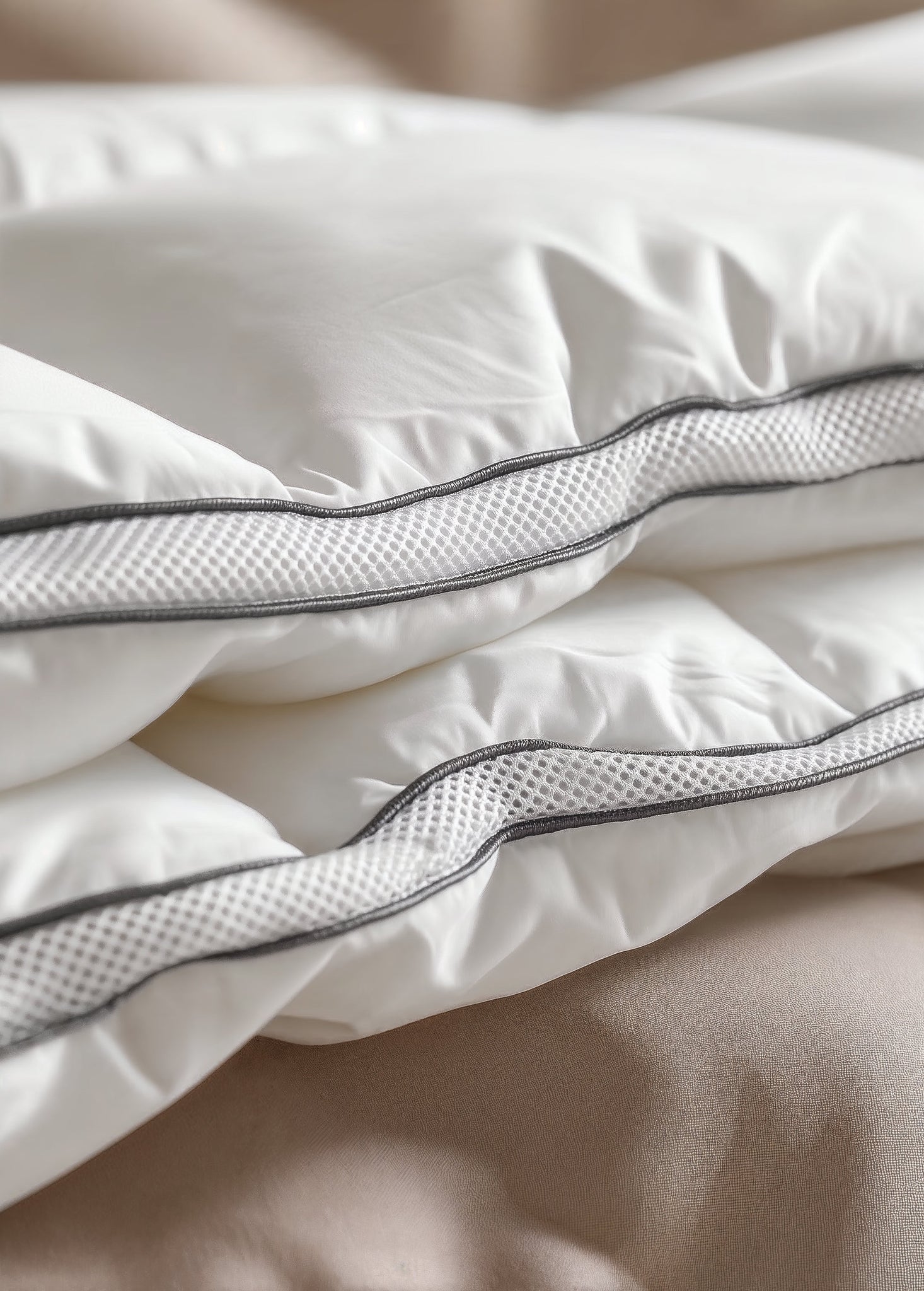 3D AIR Micro Touch Enkel Verkoelend Dekbed Wit - 140X200