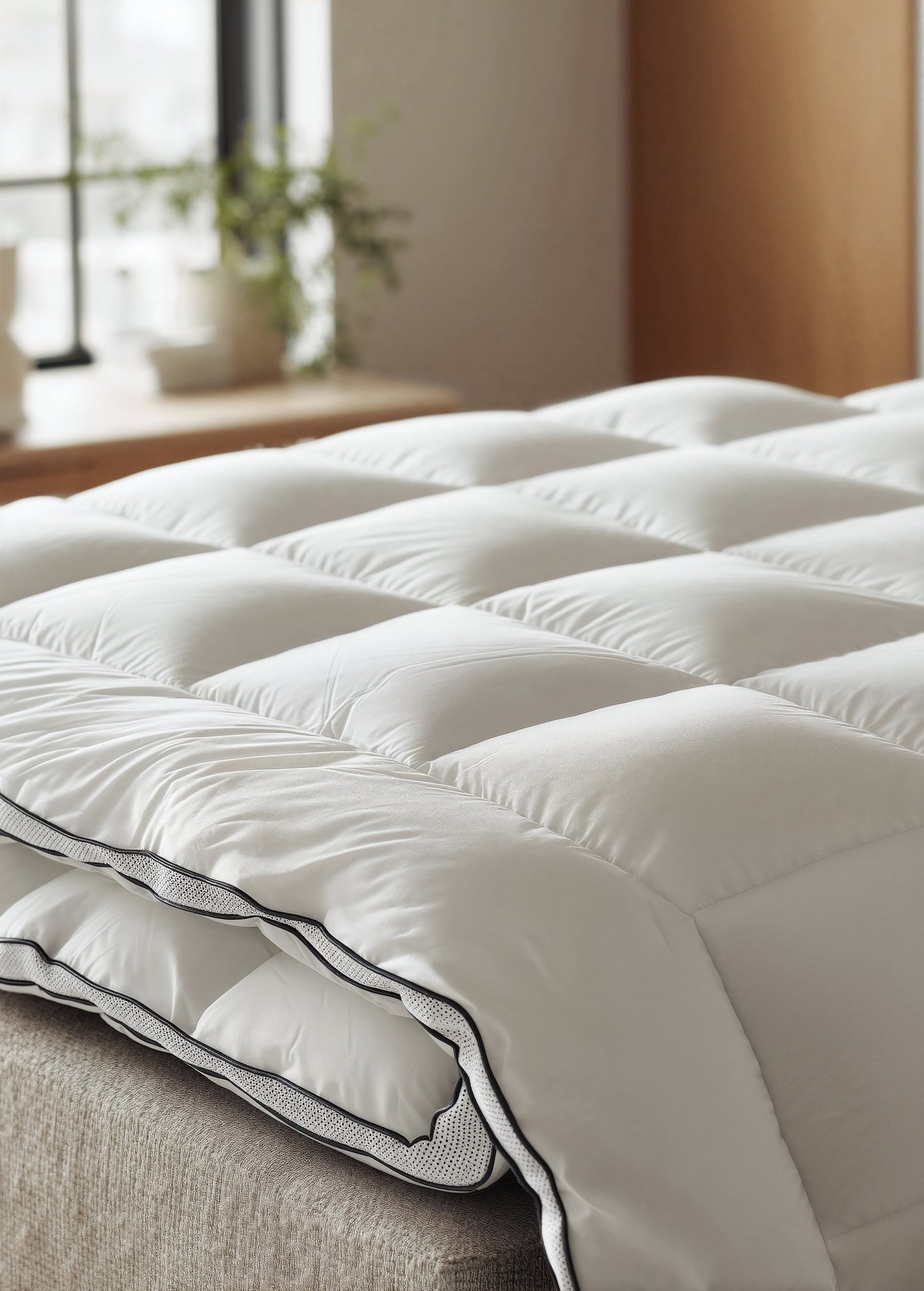 3D AIR Micro Touch Enkel Verkoelend Dekbed Wit - 140X200