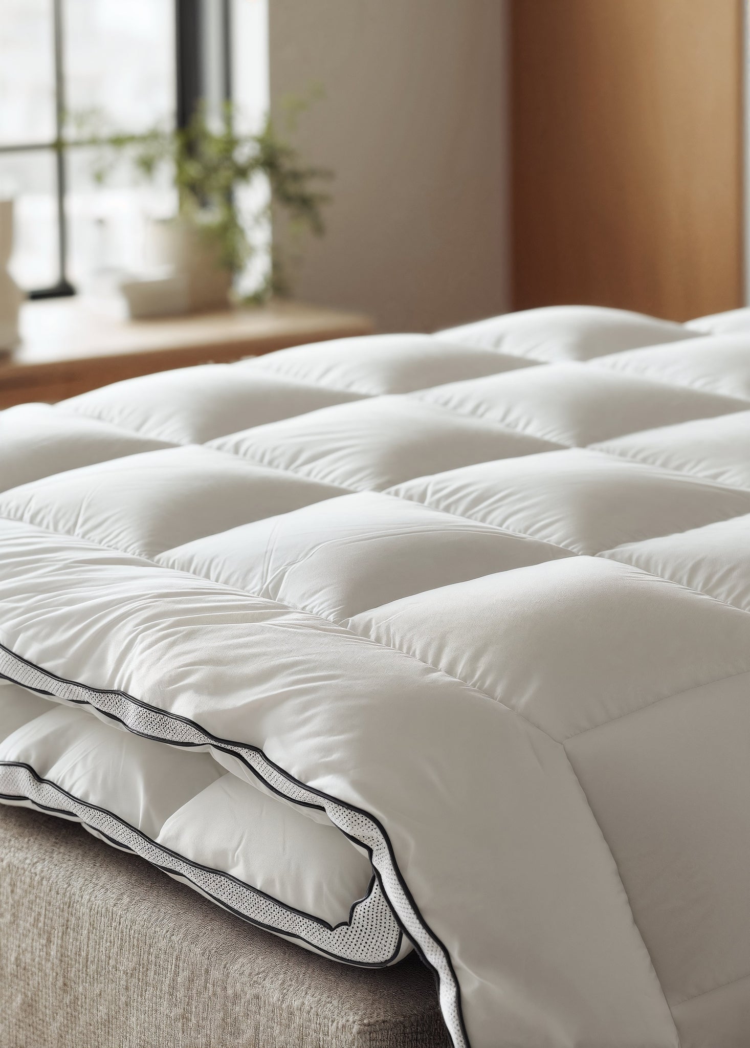 3D AIR Micro Touch Enkel Verkoelend Dekbed Wit - 140X200