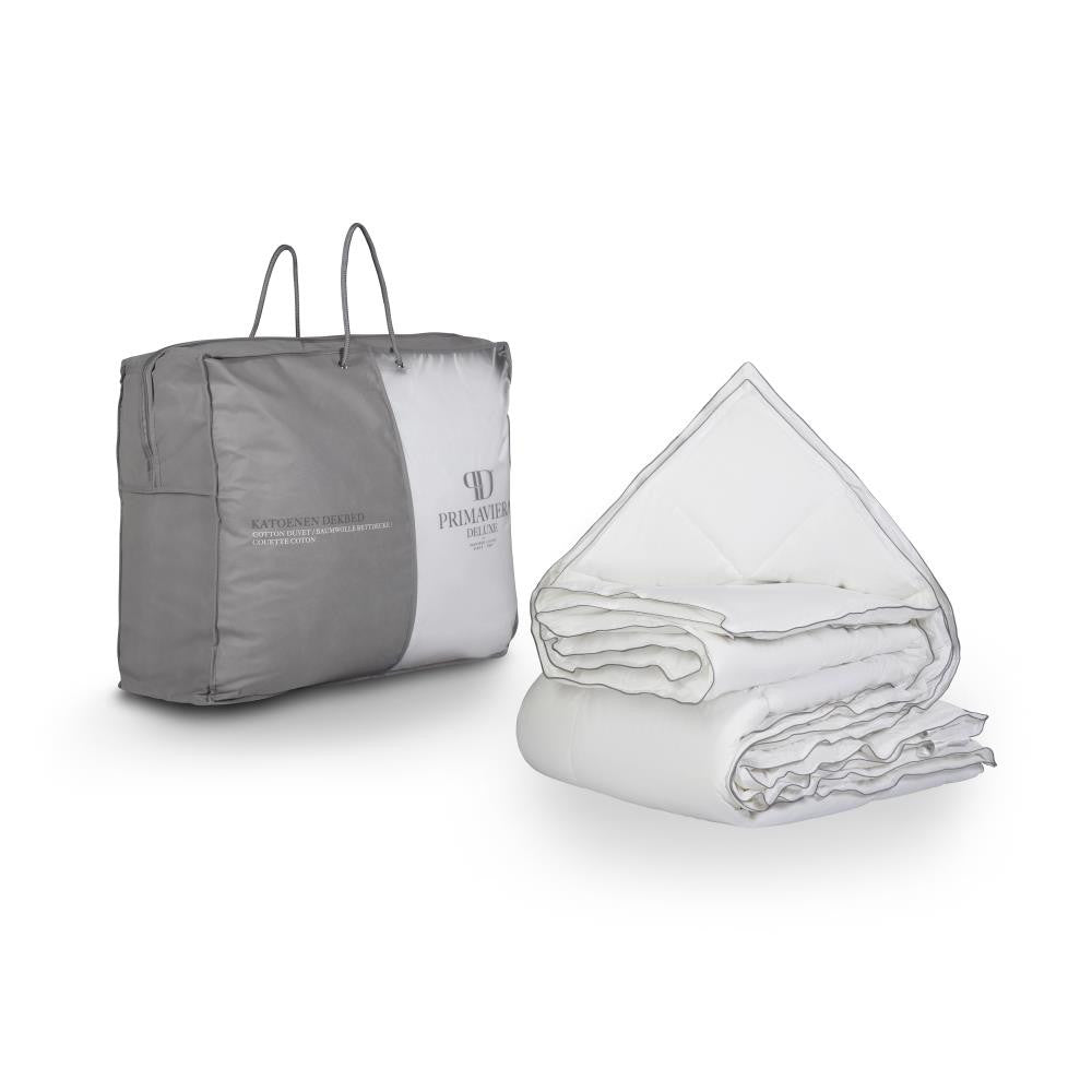 Percale Cotton Touch 4-Seizoenen Dekbed White - 140X200