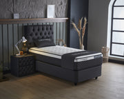 Chestybedd Anthracite 90x200 Single Storage Box Spring