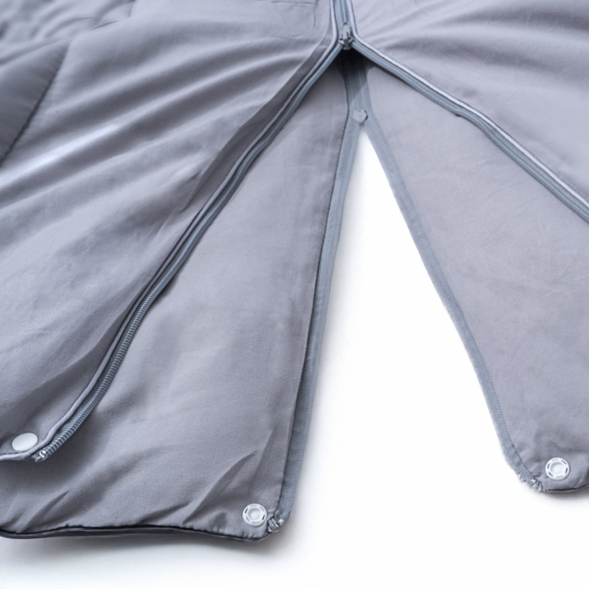 Partnerdekbed Grijs 240 x 220