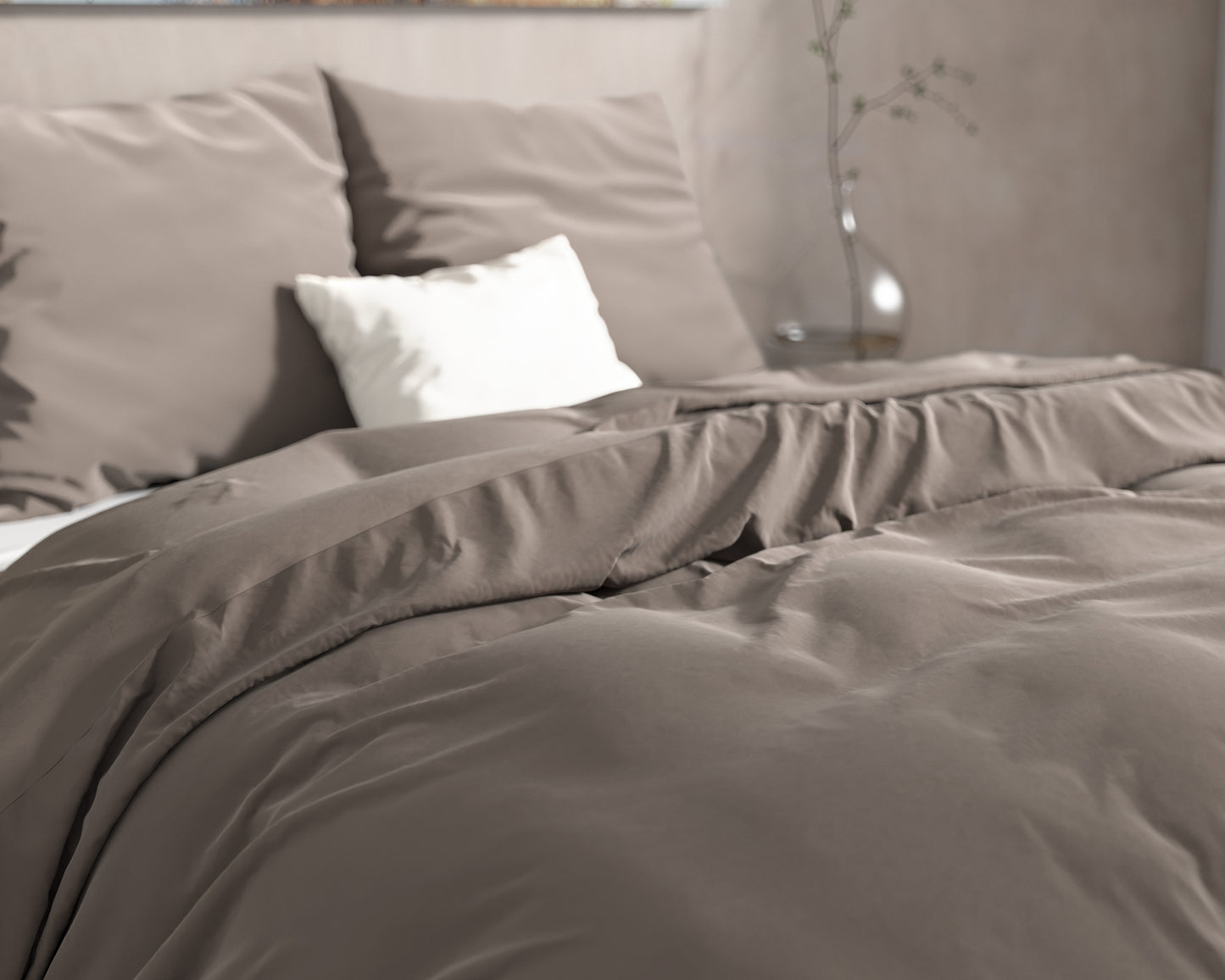 DH Flanel Mendez Taupe 200 x 200/220