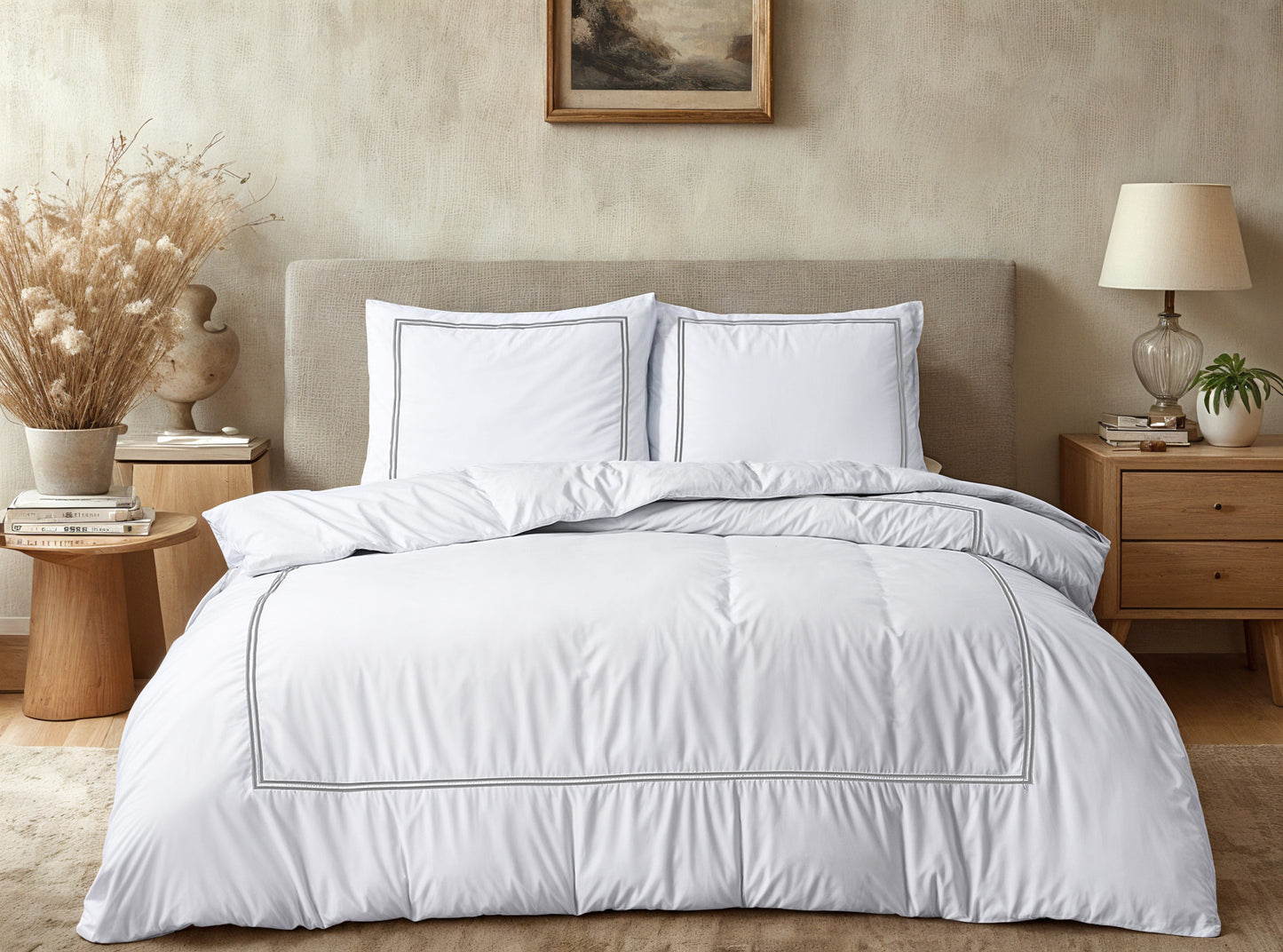 Brata Wit/Grijs 260 x 200/260