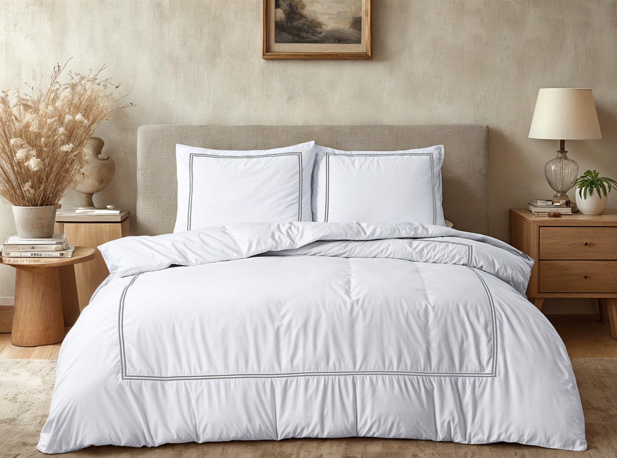 Brata Wit/Grijs 260 x 200/260