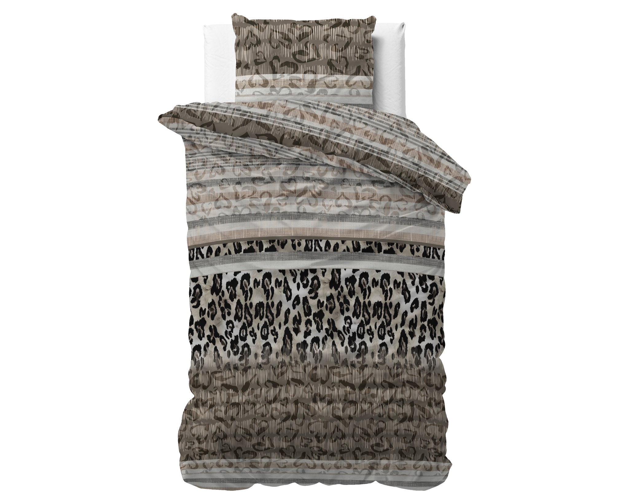 Tiger leopard Taupe 140 x 220