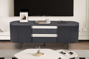 TV cabinet 'Lagos' 160 cm Decor Dark Brown