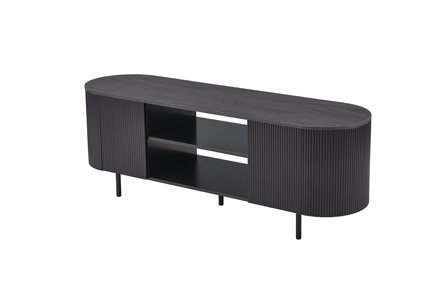 TV cabinet 'Lagos' 160 cm Decor Dark Brown