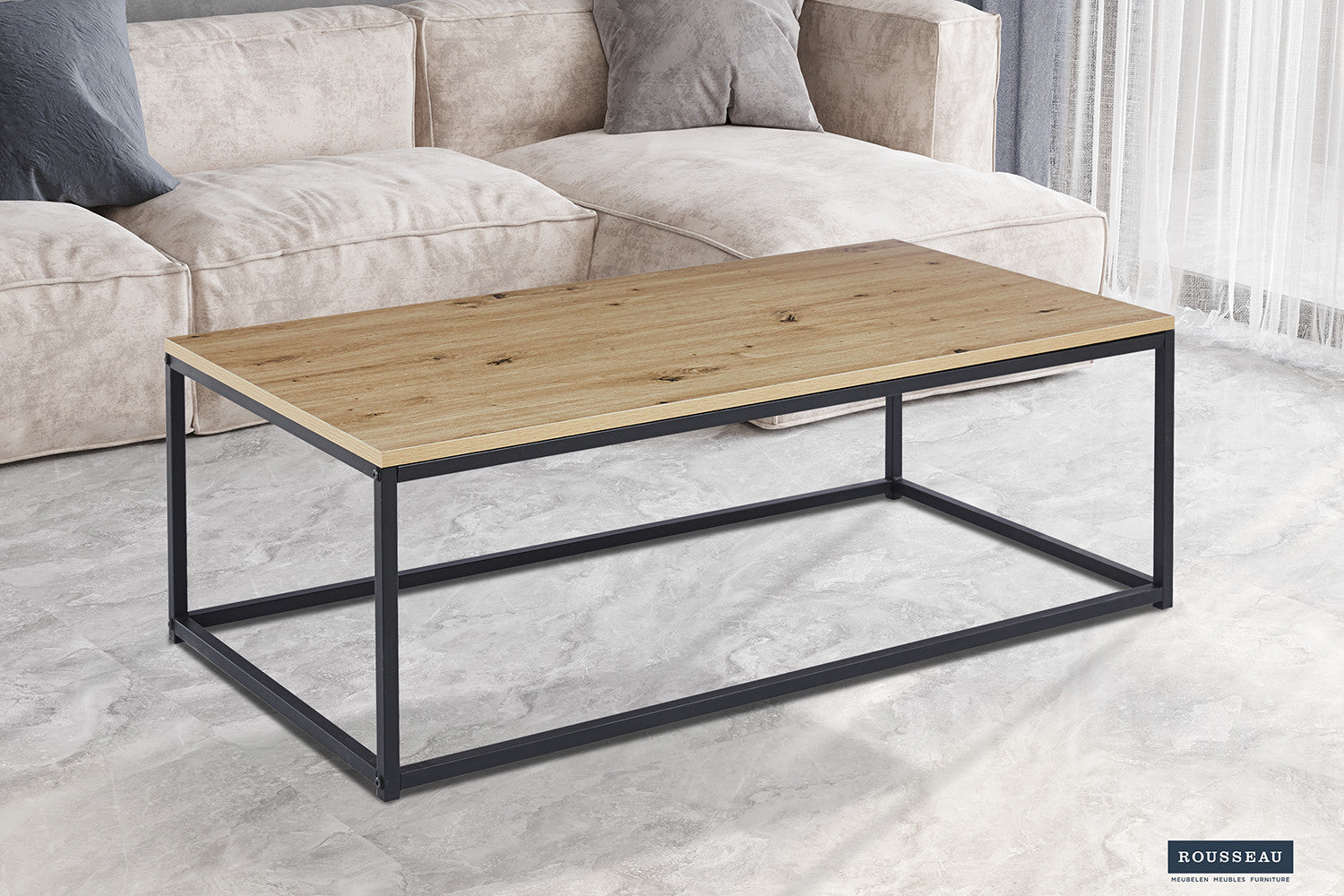 Coffee table 'Dallas' Decor Old oak