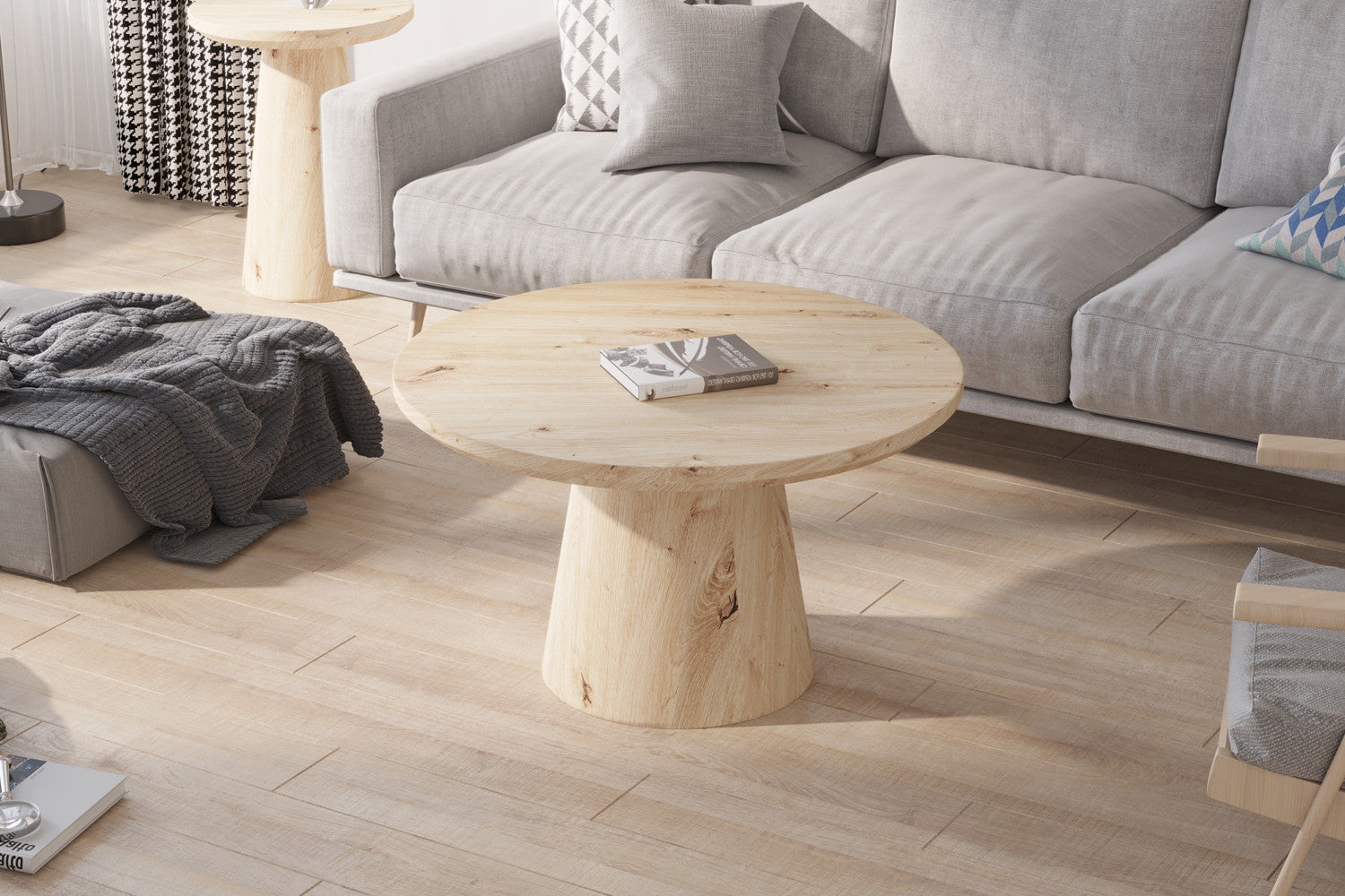 Salontafel 'Lukas' 80 cm Decor Oude eik
