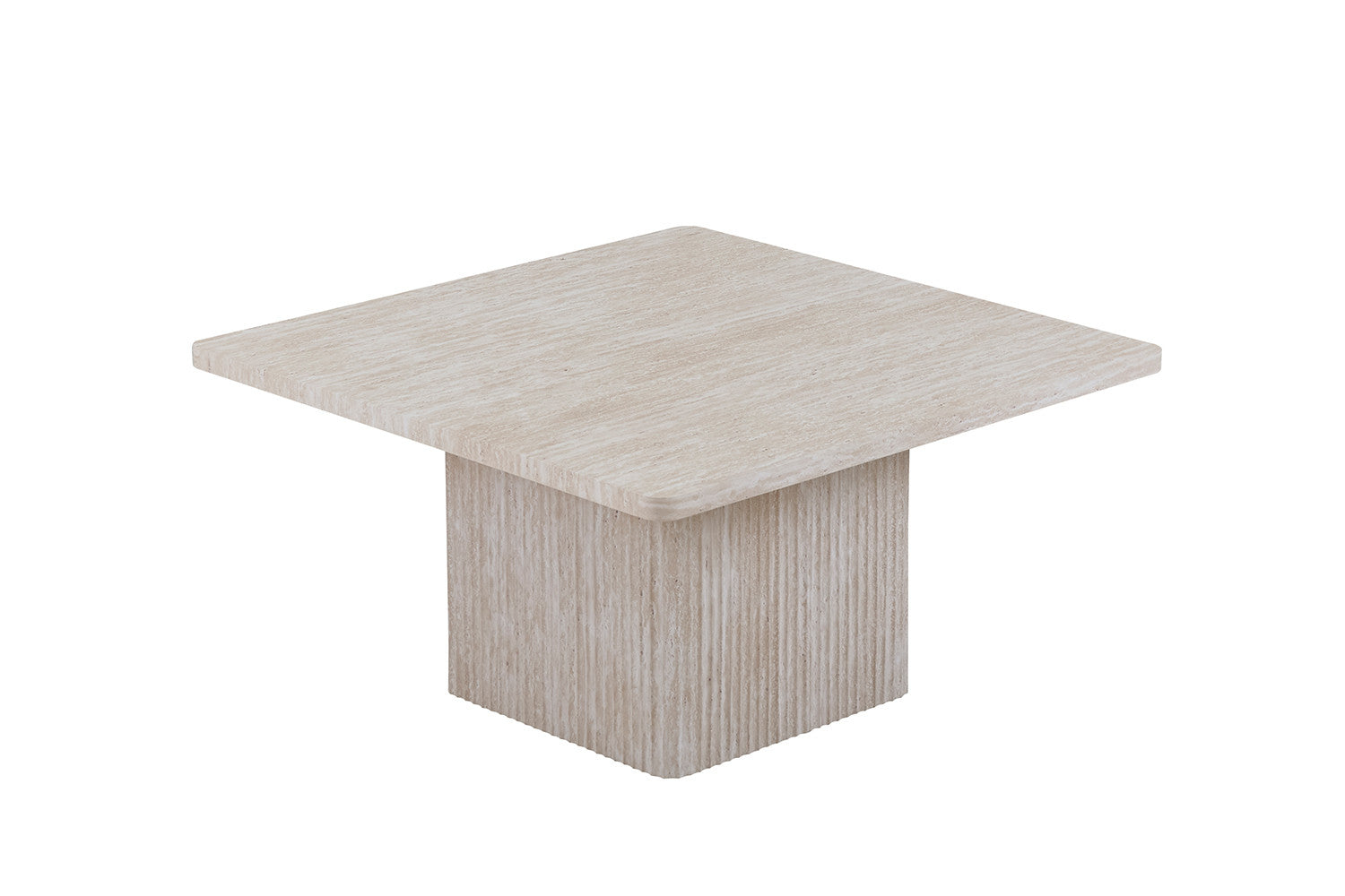 Set of 2 Coffee Tables 'Bobby' Decor Travertine Beige
