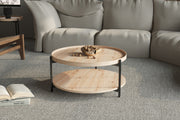 Coffee table 'Dalina' 80 cm Decor Old oak