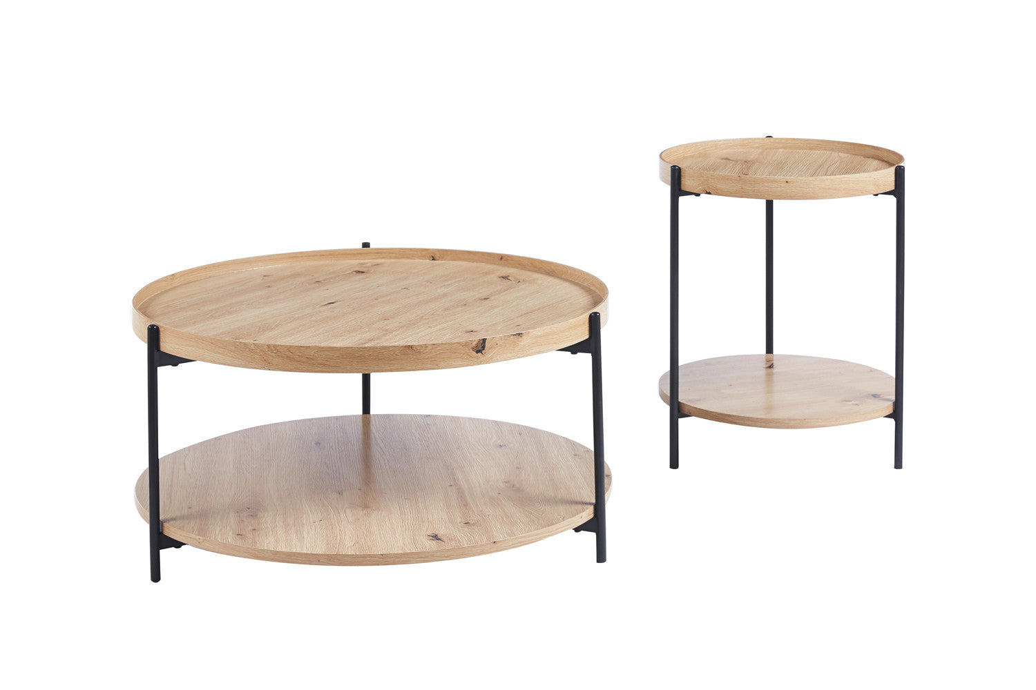 Coffee table 'Dalina' 45 cm Decor Old oak