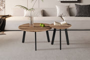 Set of 2 Coffee Tables 'Aziz' Decor Mango