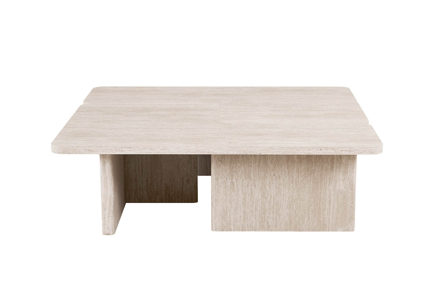 NEW - Coffee table 'Arallo' Decor Travertine Beige
