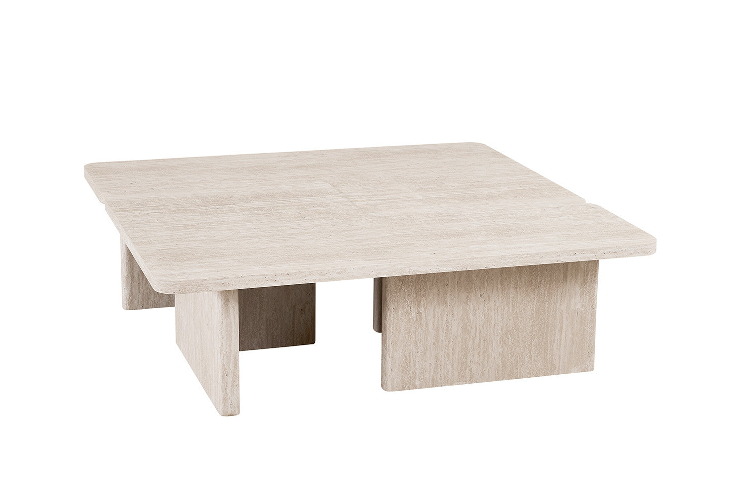 NEW - Coffee table 'Arallo' Decor Travertine Beige