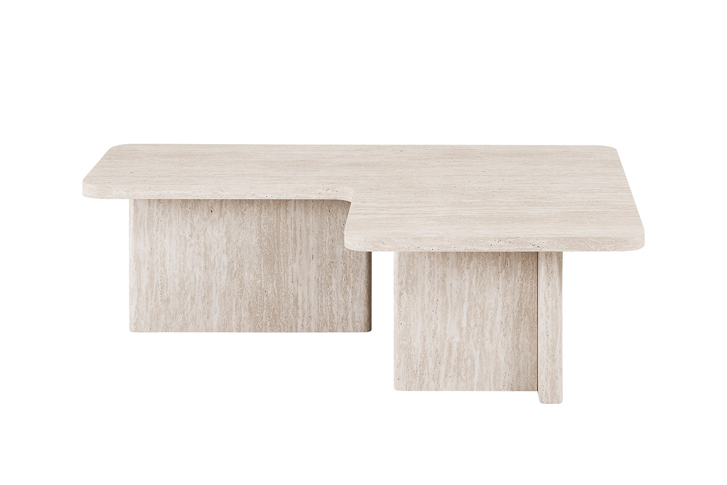 NEW - Coffee table 'Arallo' Decor Travertine Beige