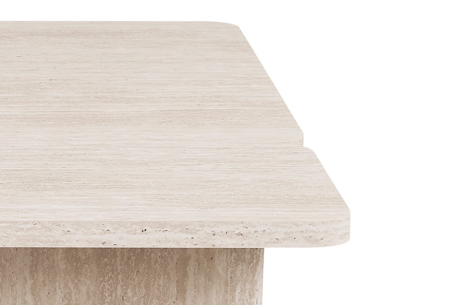 NEW - Coffee table 'Arallo' Decor Travertine Beige