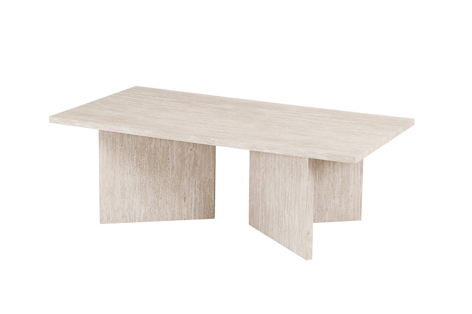 NEW - Coffee table 'Litar' Decor Travertine Beige