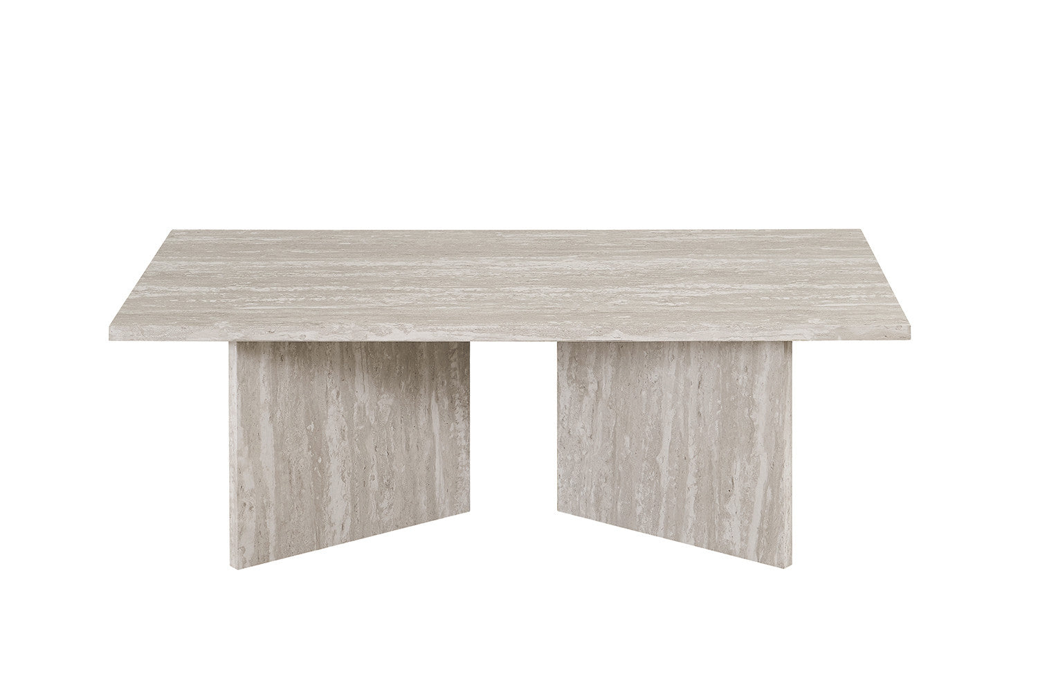 NEW - Coffee table 'Litar' Decor Travertine Gray