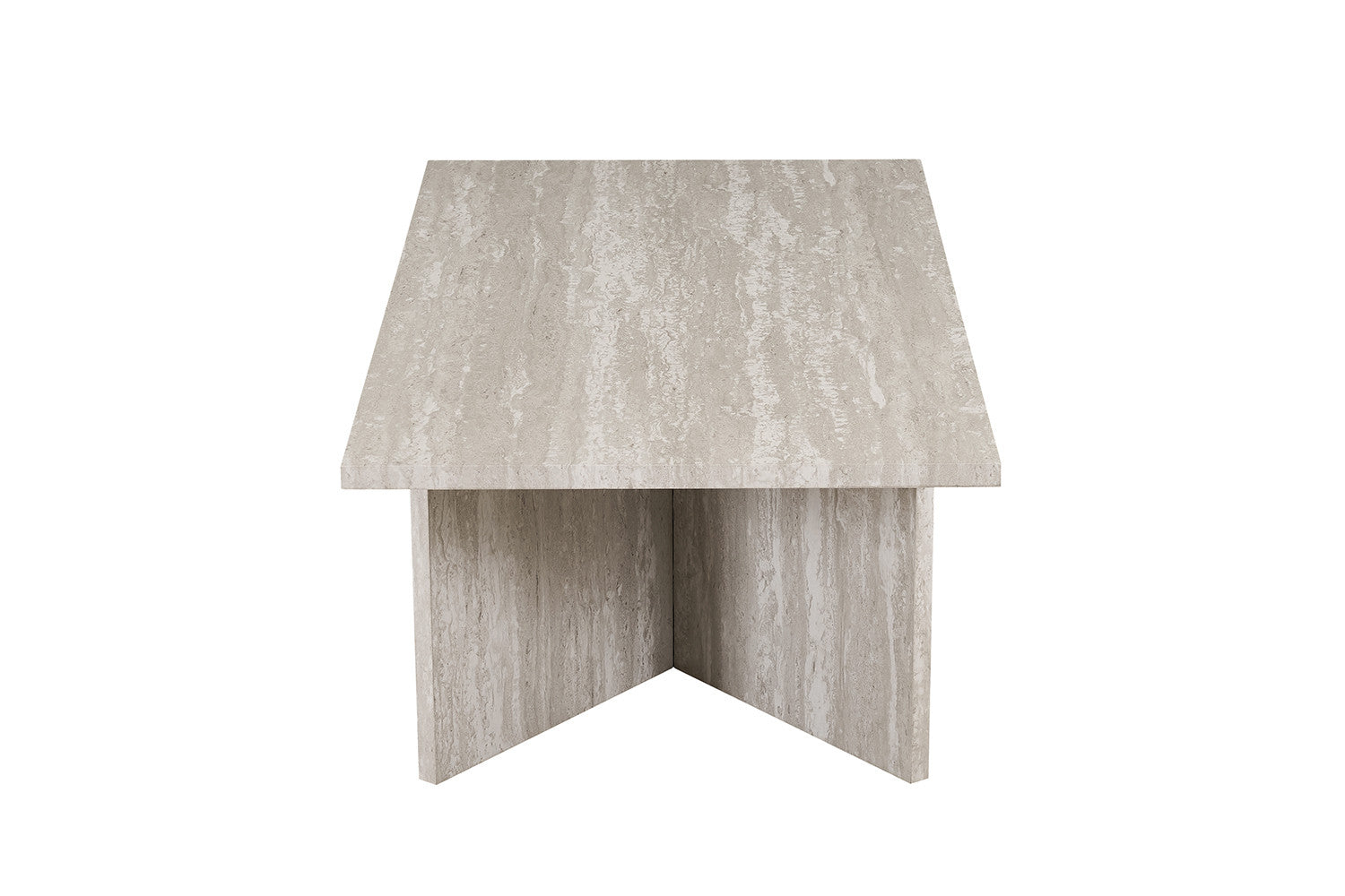 NEW - Coffee table 'Litar' Decor Travertine Gray