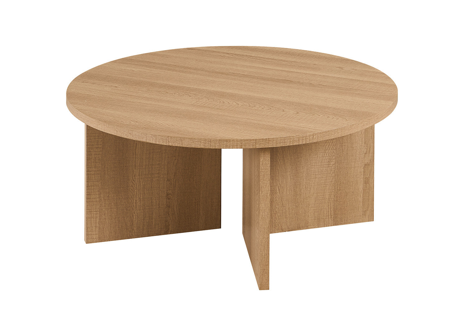 NEW - Coffee table 'Drasir' Round Decor Oak Natural