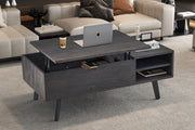 NEW - Coffee table 'Justine' Folding top Decor Dark brown