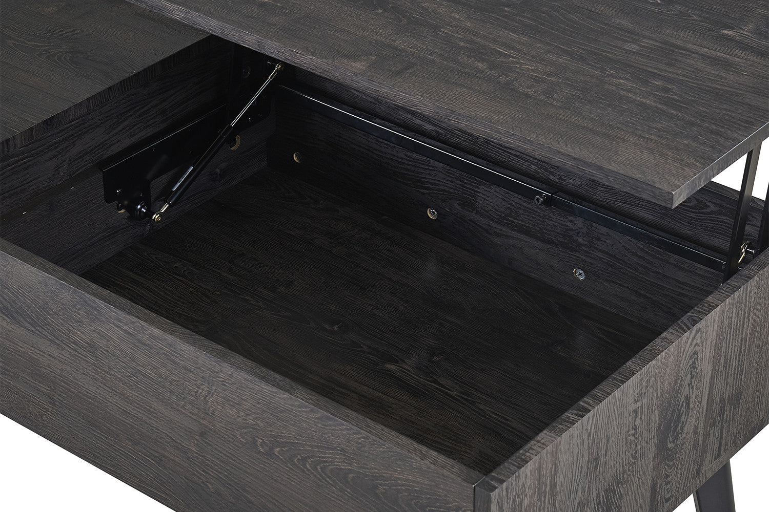 NEW - Coffee table 'Justine' Folding top Decor Dark brown