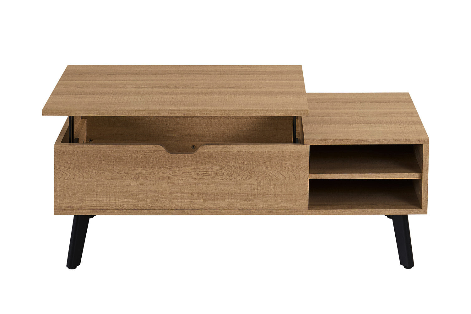 NEW - Coffee table 'Justine' Folding top Decor Oak Natural