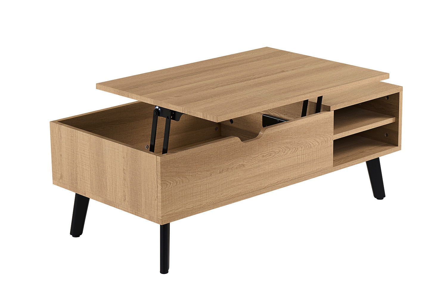 NEW - Coffee table 'Justine' Folding top Decor Oak Natural