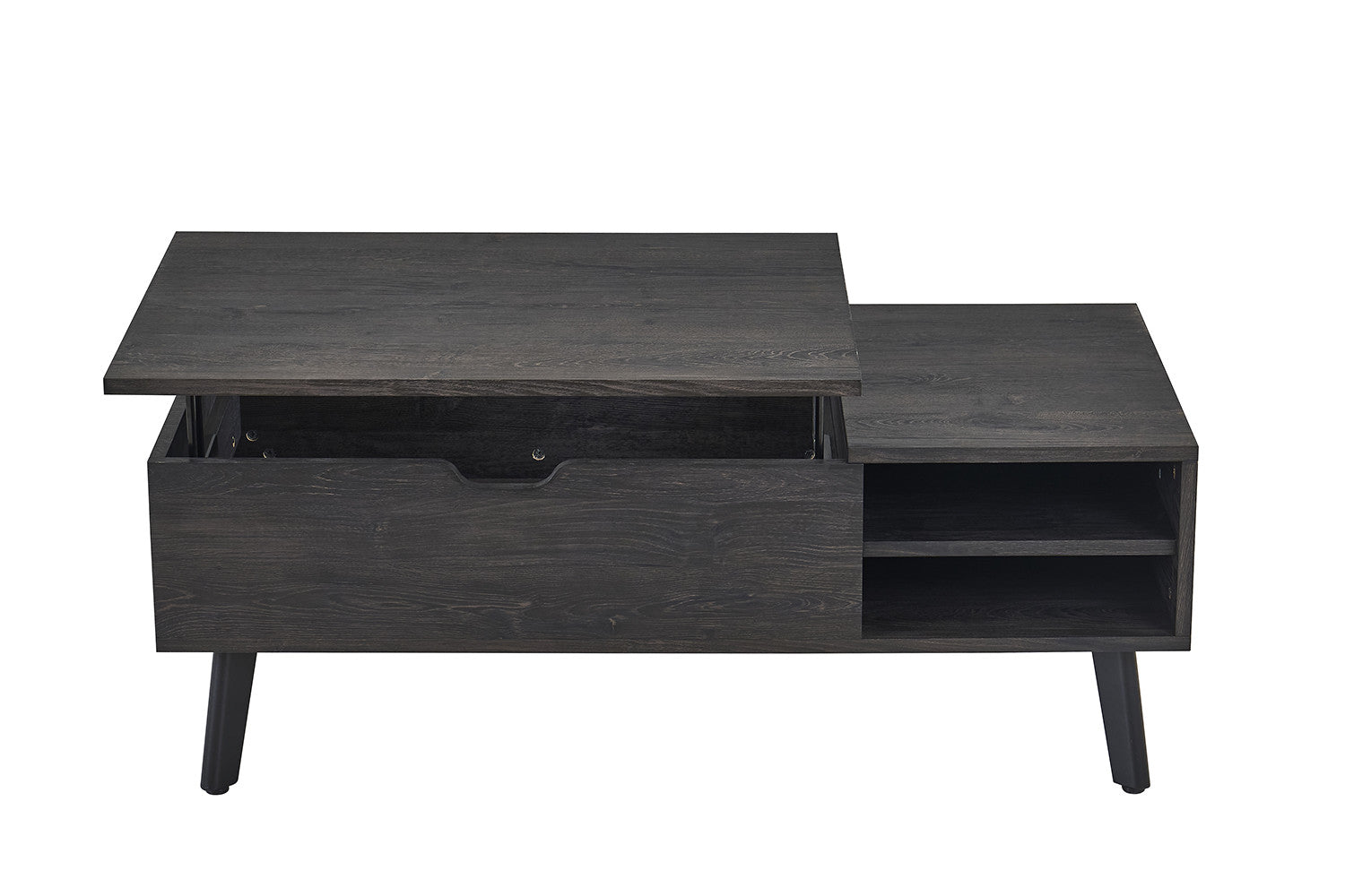 NEW - Coffee table 'Justine' Folding top Decor Dark brown