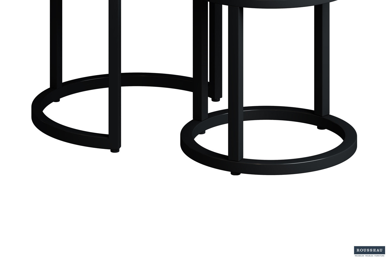 Side table 'Plano' 3-piece Mango wood