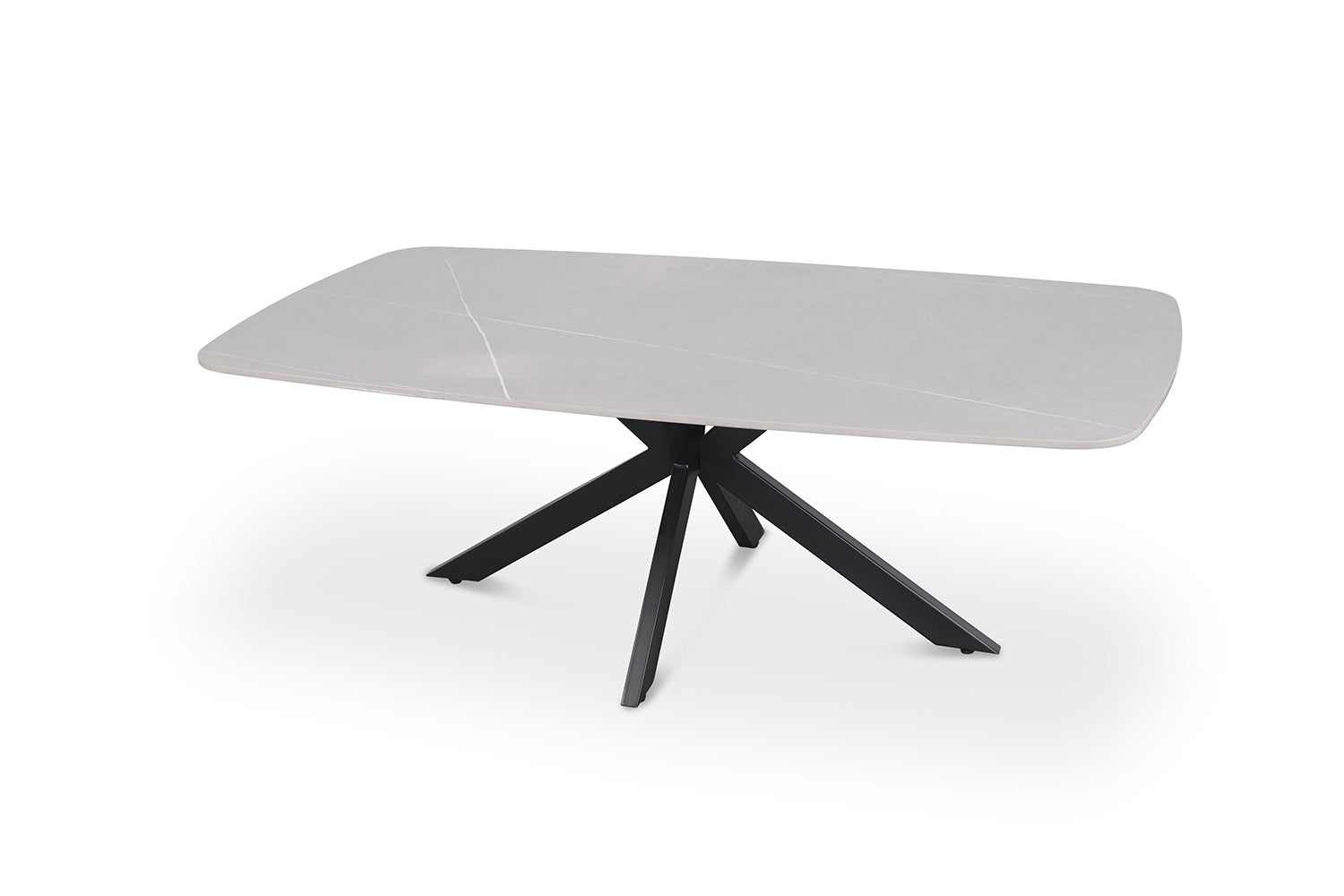 Coffee table 'Apollo' 130 cm Danish Oval Stone Gray