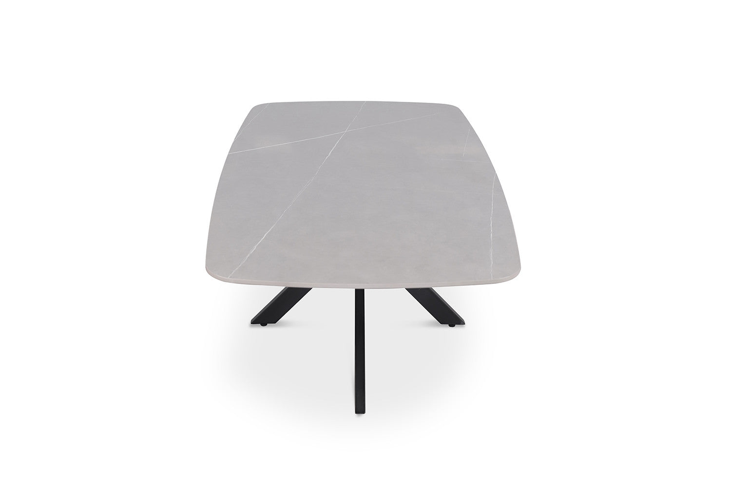 Coffee table 'Apollo' 130 cm Danish Oval Stone Gray
