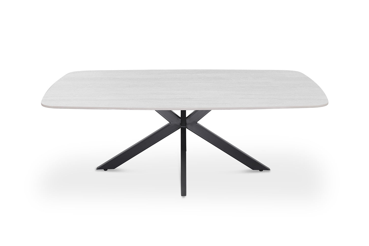 Coffee table 'Apollo' 130 cm Danish Oval Stone Baroque Gray
