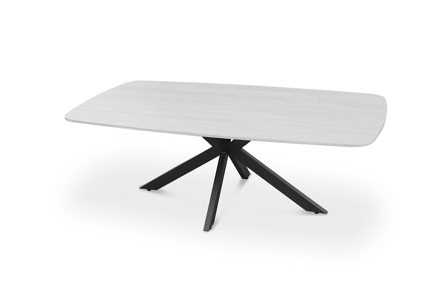 Coffee table 'Apollo' 130 cm Danish Oval Stone Baroque Gray