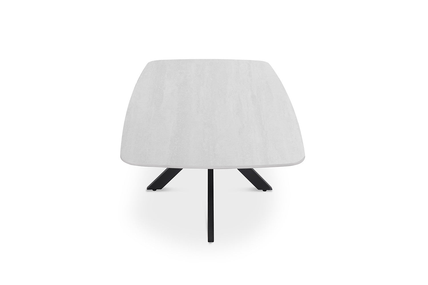 Coffee table 'Apollo' 130 cm Danish Oval Stone Baroque Gray