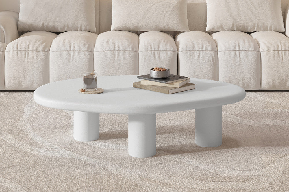 Salontafel 'Tavira' 120 cm Cement Ecru