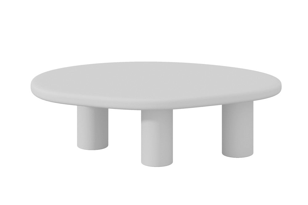 Coffee table 'Tavira' 120 cm Cement Ecru